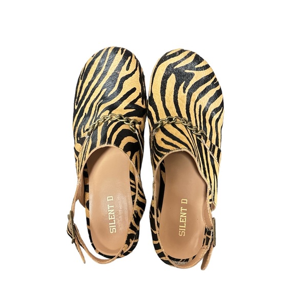 Anthropologie Silent D Georgia Slingback Heeled Black Clogs, Size 39 - Picture 4 of 10